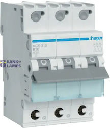 Mcb 3p 6ka C-10a Quick Connect 3m