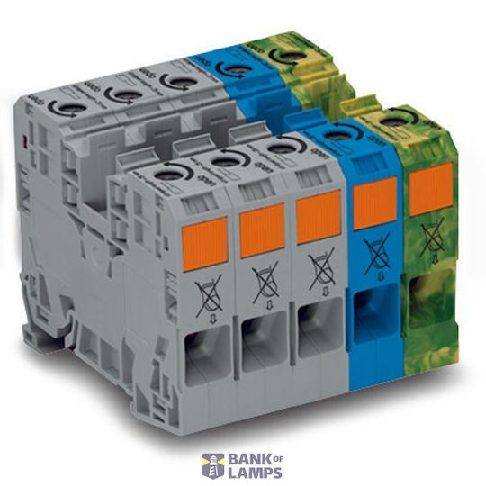 Three Phase Set 35 Mm² High-current Tbs Only Din 35 X 15 Rail