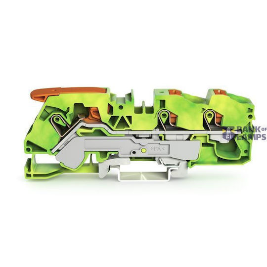 3-conductor Ground Terminal Block Lever Push-button 16 Mm² Gr