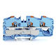 3-conductor Through Terminal Block Push-button 16 Mm² Blue
