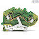 2-conductor Ground Terminal Block 6 Mm² Center Marking Green-yellow