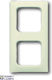 2512-212k-102 Cover Frame 2gang S White Busch-duro 2000 Si Linear