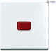 2509-914 Coverplates Partly Incl Insert Busch-balance Si Alpine White