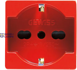 Gewiss Priză Electrică Simplă Gewiss Priză Electrică Simplă