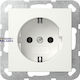 Gira Single White Power Socket