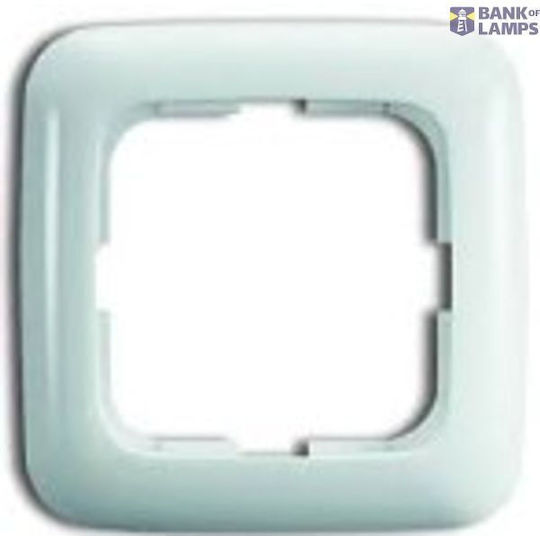 2511-212-507 Cover Frame 1gang S White Busch-duro 2000