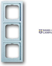 1723-183k-500 Cover Frame 3gang S Aluminium Silver Future Linear