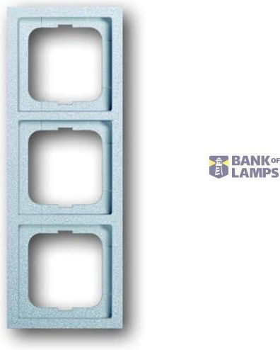 1723-183k-500 Cover Frame 3gang S Aluminium Silver Future Linear
