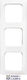 2513-214k-102-500 Cover Frame Si Reflex Si Alpine White