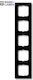 1725-181k Cover Frame 5gang S Anthracite Future Linear