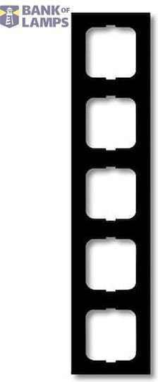 1725-181k Cover Frame 5gang S Anthracite Future Linear