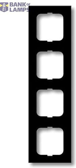 1724-181k Cover Frame 4gang S Anthracite Future Linear