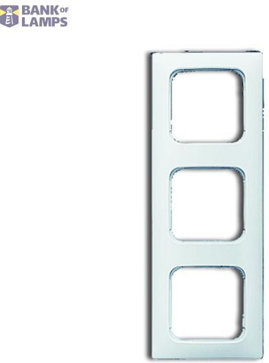 2513-214k-102 Cover Frame 3gang S Alpine White Reflex Si Linear