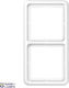 2-gang Frame White Cd582ww