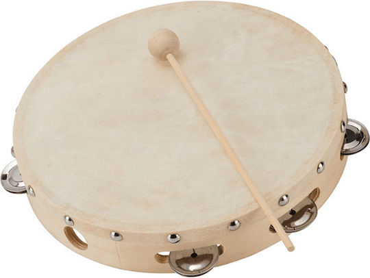 Soundsation 6" Tambourine with Natural Leather