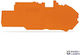 End Intermediate Plate 1 Mm Thick Orange