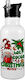 Hot Cocoa And Christmas Movies Stainless Steel Kids Water Bottle with Straw White 600ml