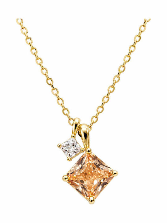 Paloma Picasso Double Necklace in Gold-Plated Silver with Zircon Paloma Picasso Double Necklace in Gold-Plated Silver with Zircon