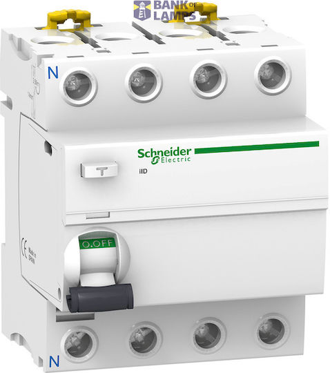 Schneider Electric Acti9 Iid Реле за DIN шина 63 A Четириполюсно