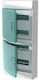 Abb Wall-Mounted Electrical Panel, 4 Rows, 12 Modules