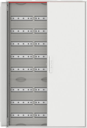 Abb Wall-Mounted Waterproof Electrical Panel, 8 Rows, 36 Modules