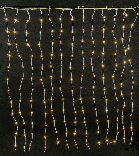 300 LED-Lichtervorhang 300 m x 200 cm Warmweiß