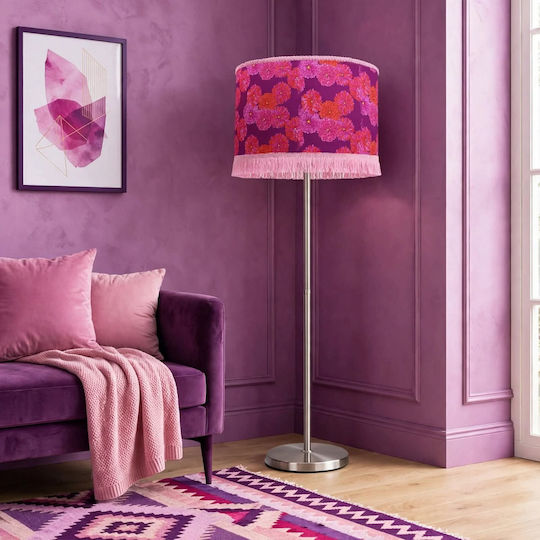 Oxygen Ponpon Flowers Floor Lamp with E27 Bulb Socket Multicolour