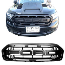 Ford Ranger T8 2019-2023 Raptor Look Matte Black Decorative Mask