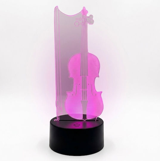 Decorative Light 7 Colors & LED 3D Illusion 3x3cm