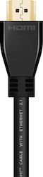 Omega OCHB8K20 HDMI male - HDMI male 2m Μαύρο Omega OCHB8K20 HDMI male - HDMI male 2m Μαύρο