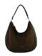 Women's Shoulder / Crossbody Bag Suede Khaki