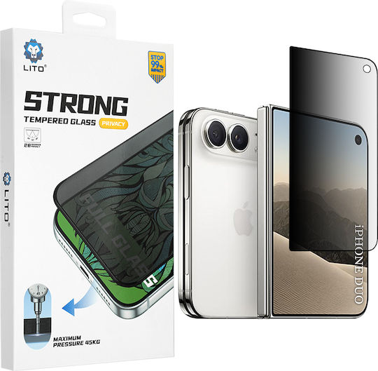 Lito D+ Max Strong Privacy iPhone Duo Черен