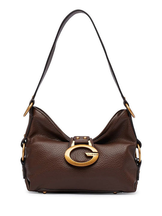 Guess Camden Damen-Schultertasche Espresso