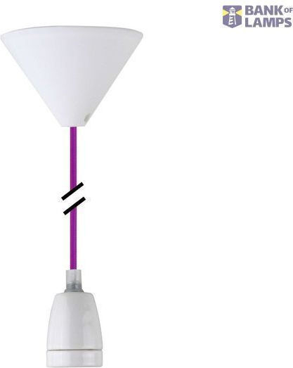 LedMaxx Dulie de prelungire pentru dulie E27 Violet