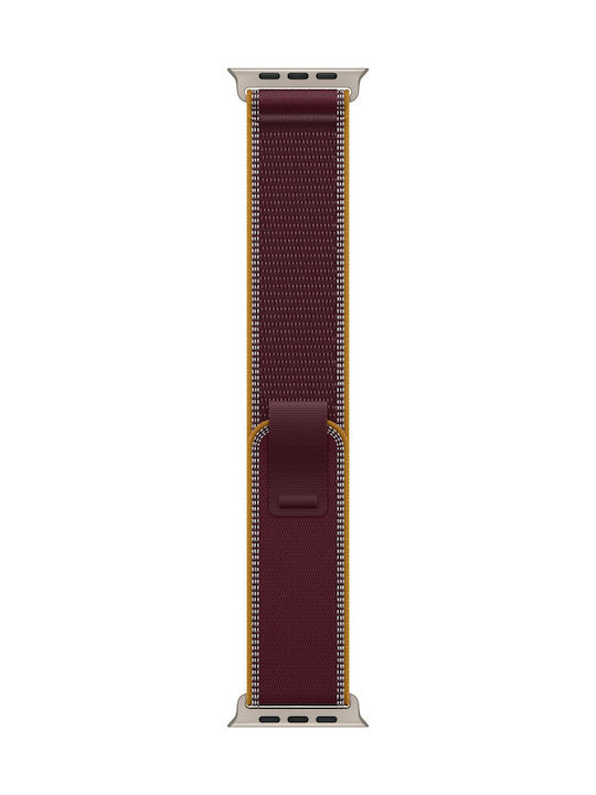 Apple 49mm Burgundy Trail Loop S M Natural Tita...