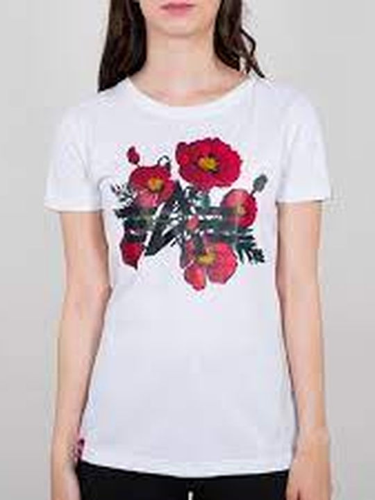 Alpha Industries Дамска Блуза Floral Flower Logo T