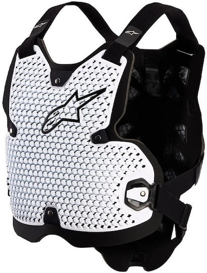 Alpinestars Bio Action V2 Nivel 1 Protecție Toracică Motocross Albă Culoare