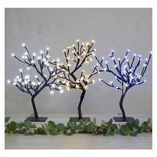 Illuminated Natural-Look Cherry Christmas Decorative Tree 47 cm