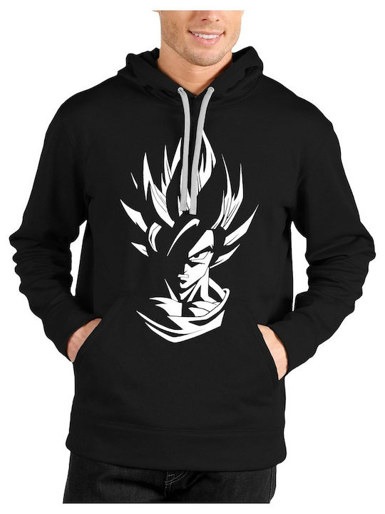 Tstudio Суитшърт с качулка Dragon Ball Черен