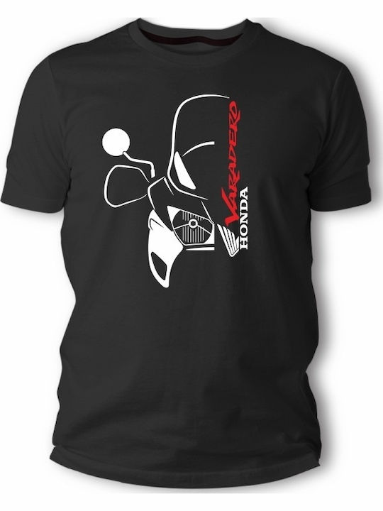 Tstudio Honda Varadero Мотоциклет Отстрани T-shirt Черна