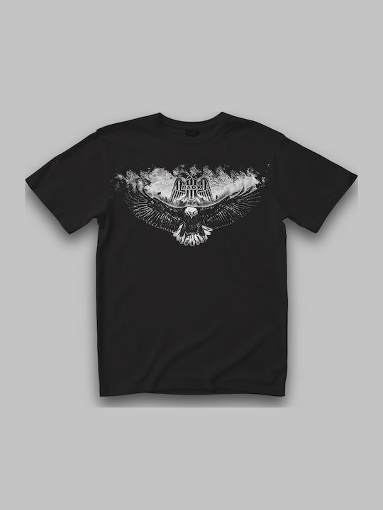 Tstudio Black Cotton T-Shirt With PAOK Print