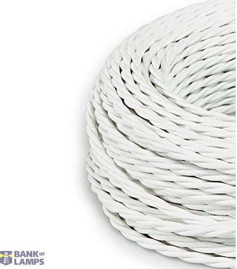 Textile Cable 3*2.5 White Edm 11906