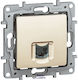 RJ45 букса Категория 6 STP цвят слонова кост