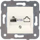 Karre-meridian Beige One Gang Data Socket Cat5