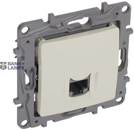 Rj45 Socket Cat6 Utp Niloe Ivory