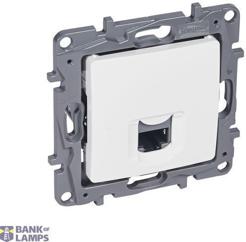 Rj45 Socket Category 6 Ftp White