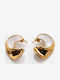 Curved Earrings Stainless Steel
