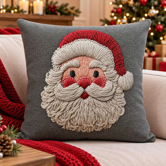 Christmas Pillow Case 3D Print Santa 45x45 Lh2026828