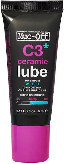 Muc-Off C3 Keramik-Nassschmiermittel für Fahrradketten 5 ml