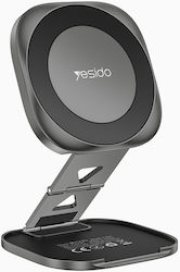 Yesido C301 Foldable Magnetic Aluminum Cell Phone Stand Black Yesido C301 Foldable Magnetic Aluminum Cell Phone Stand Black